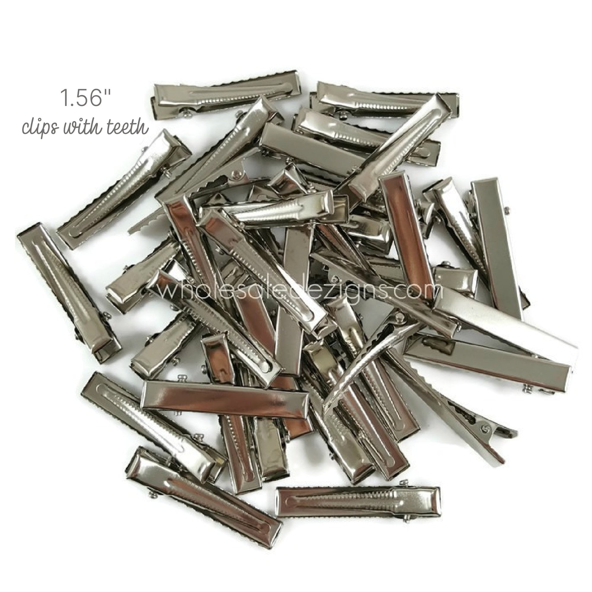 Adorox 80 pieces 1.75 inches single prong metal alligator hair clips hotsell