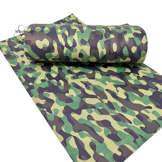 Camo faux deals leather