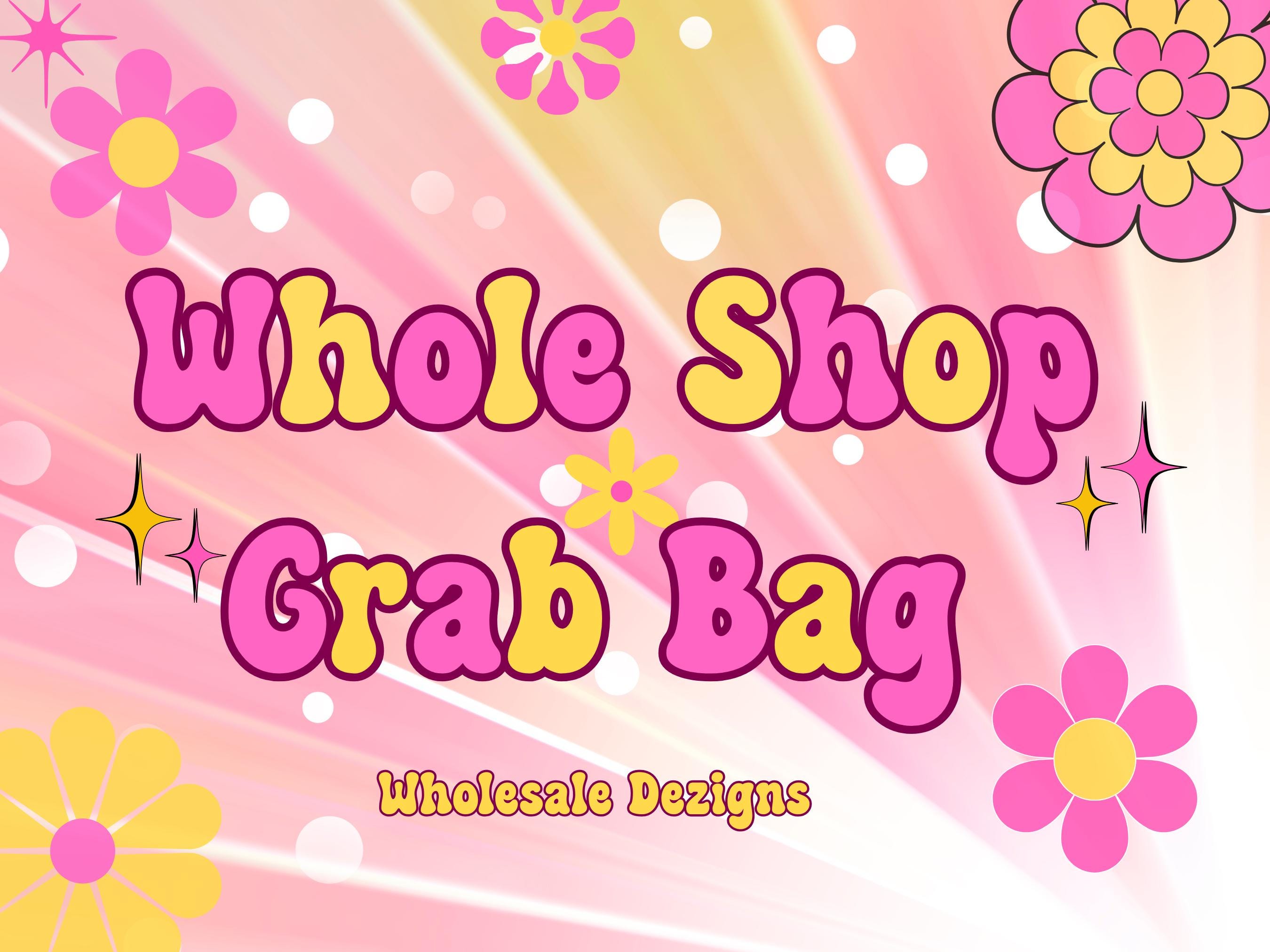 Whole Shop Grab Bag, Craft Supplies, Headband Supply Pack, Leather Sheets, Resins Elastic Mystery Box Surprise Bundle, Scoop, Bonus Freebies