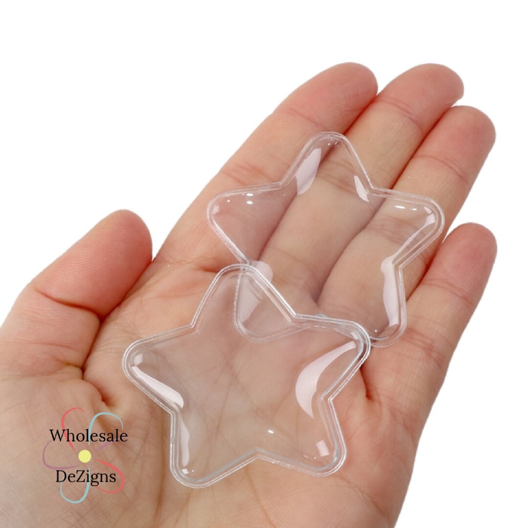 Transparent Star Shakers Add Your Owns Glitter, Resin, Confetti
