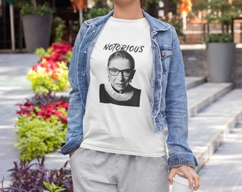 Notorious | Ruth Bader Ginsberg shirt | Short sleeve Tee