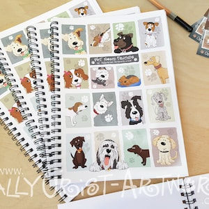 Notepad - Wet Nosed Friends character jotter pad