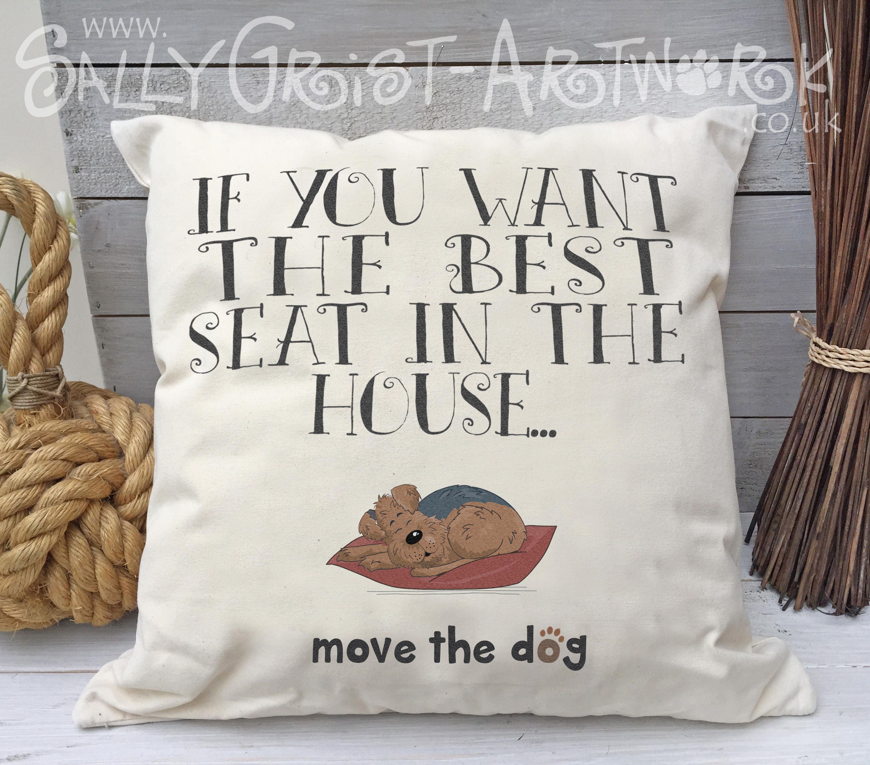 If you want the best seat in the store house move the dog