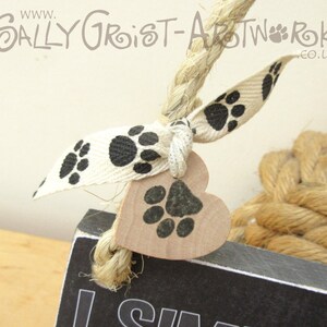 Wooden sign schedule for a dog owner, handmade image 2