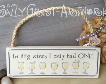 Funny sign for a wine drinker!