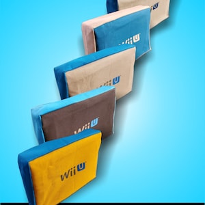 Nintendo Wii U (Vertical) console duck cloth canvas dust cover