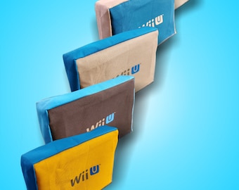 Nintendo Wii U (Vertical) console duck cloth canvas dust cover
