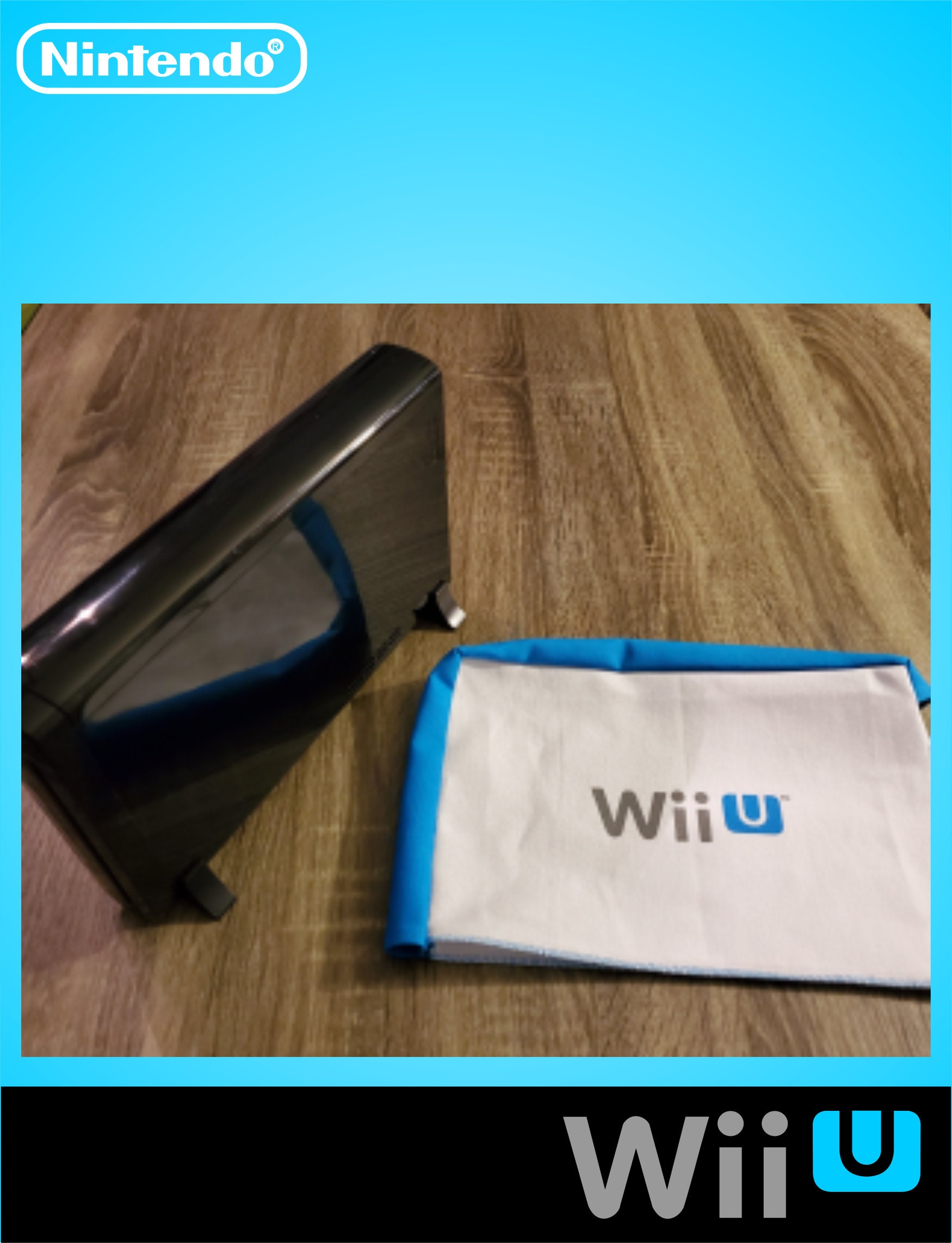 Nintendo Wii U vertical Console Duck Cloth Canvas Dust Cover | Etsy