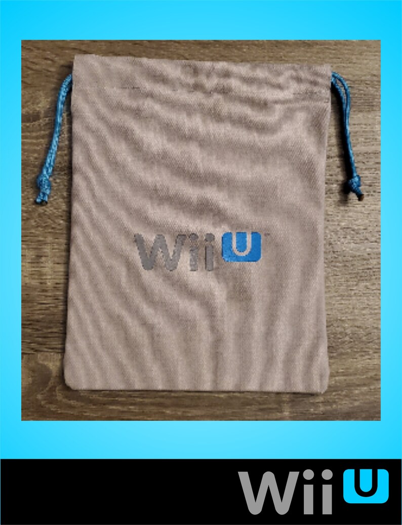 Nintendo Wii U Pull String Controller Bags - Etsy