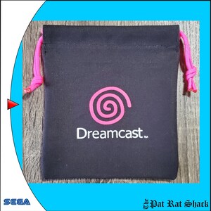 Sega Dreamcast Canvas Pull String Pouch For VMU – Official - View #3