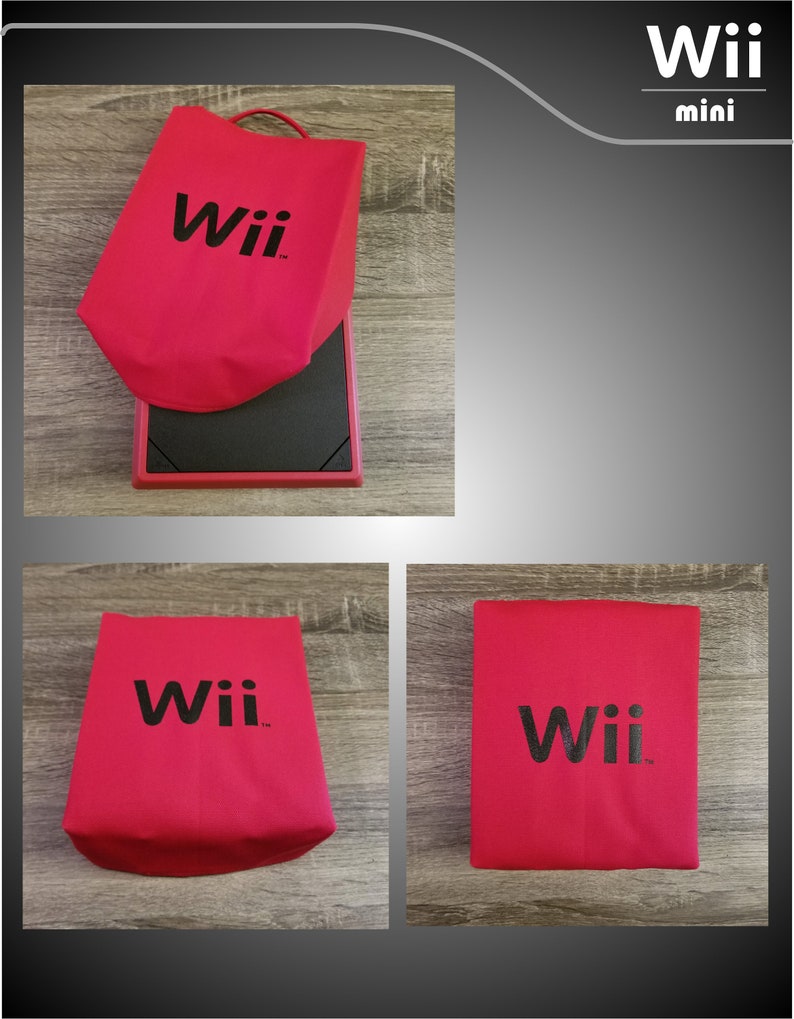 Wii Mini Dust Cover Etsy