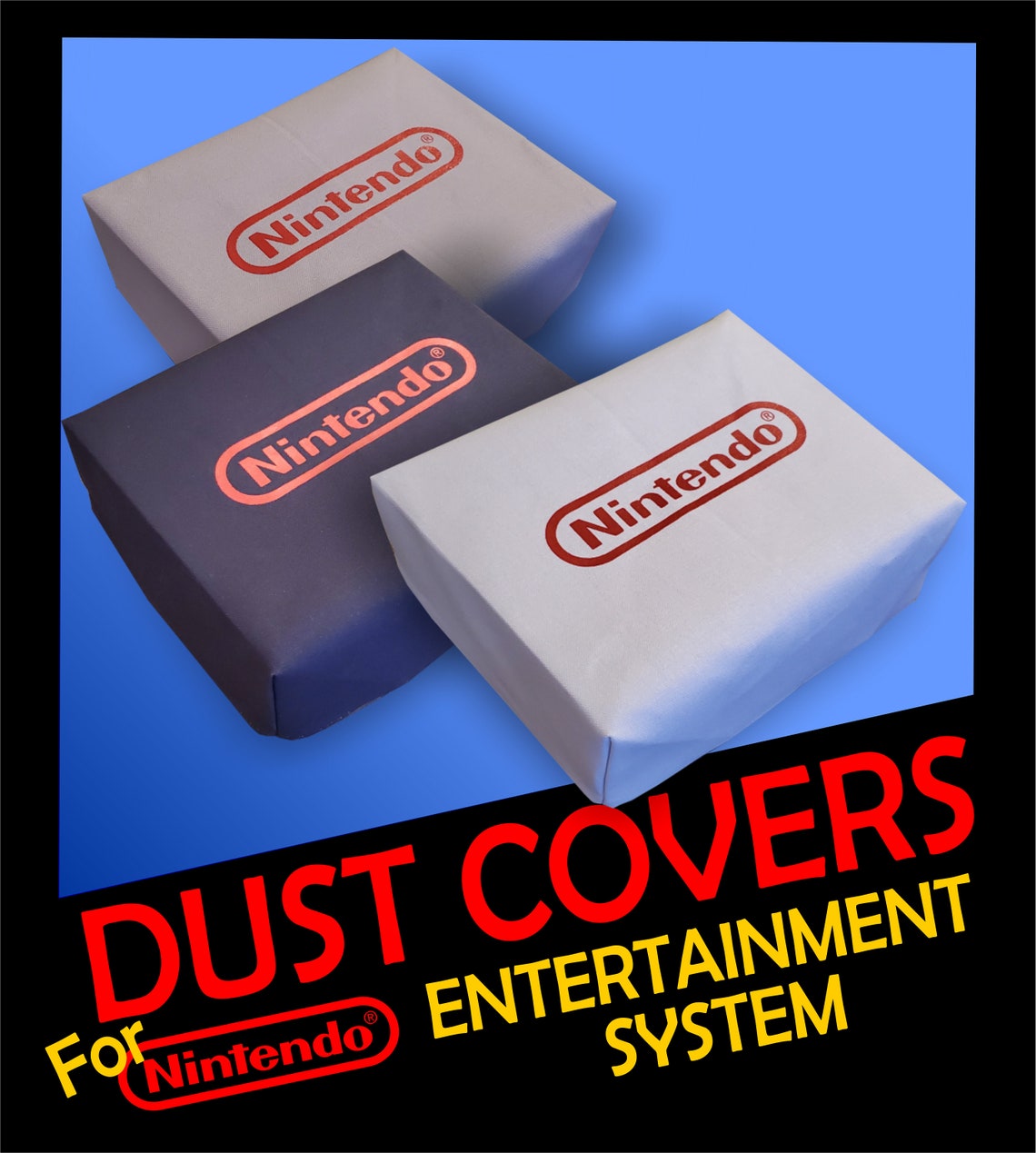 Nintendo NES Dust Cover Etsy
