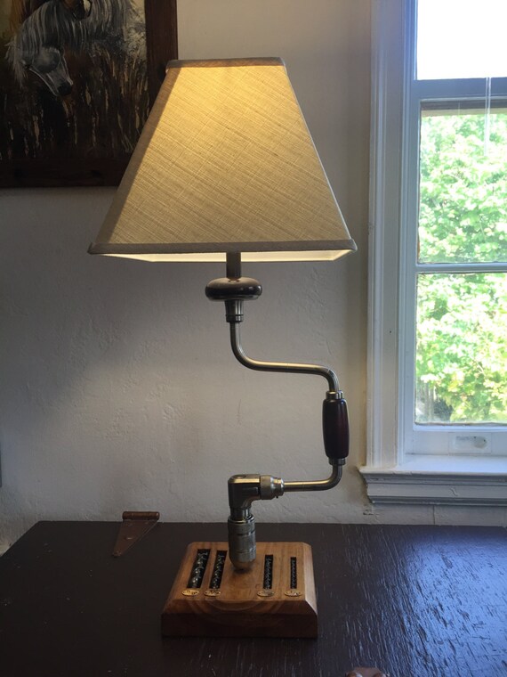 Hand drill lamp Etsy