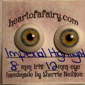 Custom or Resin - Glass like eyes Imperial Highlights