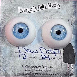 Custom or Resin - Glass like eyes Dew Drop
