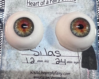 Custom or Resin - Glass like eyes - Silas