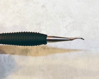 Leather spoon tool double ended fine/small sculpting spoon tool