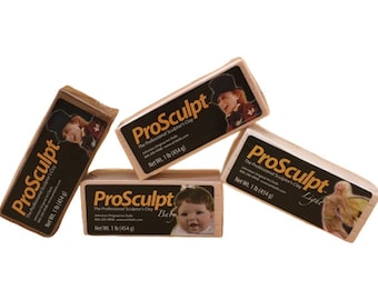 ProSculpt polymer clay: Sample Sizes