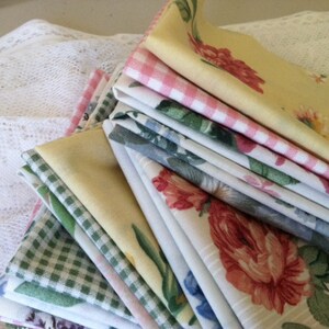 Cottage Chic, Farmhouse Chic, Cloth Napkins, 12 inch, Set of 6, by CHOW with ME 画像 2