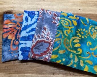 Boho Reusable Kitchen Sponges, Eco Friendly Cleaning Set of 4