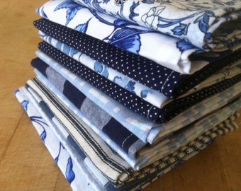 Periwinkle Blue / White Gingham Cloth Napkins Set of 4 12 - Etsy