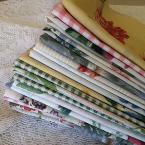 Cottage Chic, Farmhouse Chic, Cloth Napkins, 12 inch, Set of 6, by CHOW with ME 画像 3