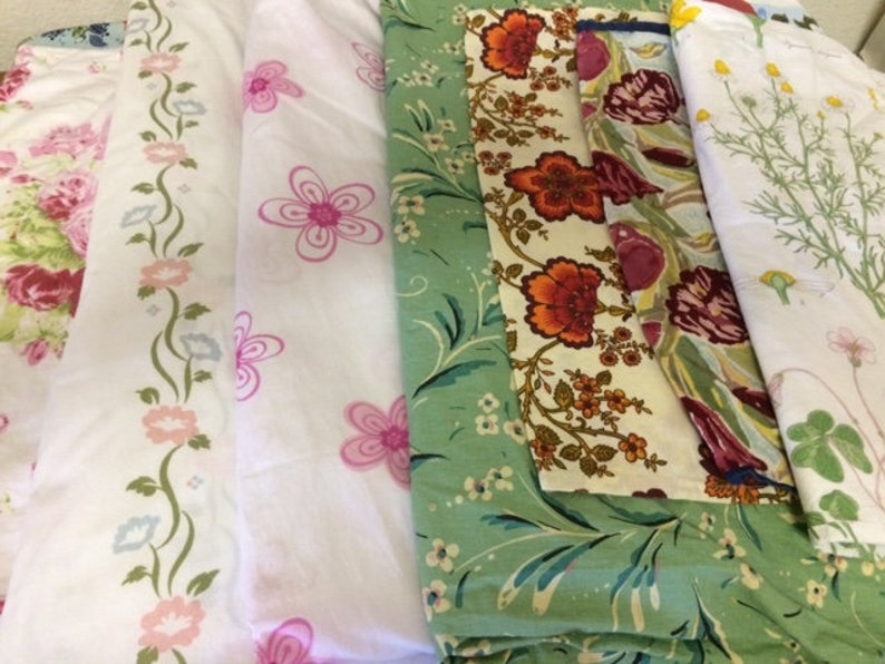 Bulk Cloth Napkins Set of 10 Vintage Floral Inspired Cotton Etsy