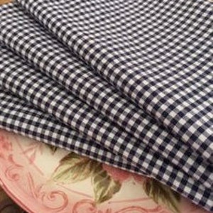 Black and White Gingham Cloth Napkins - Weddings, Parties, Everyday Meals by CHOW with ME