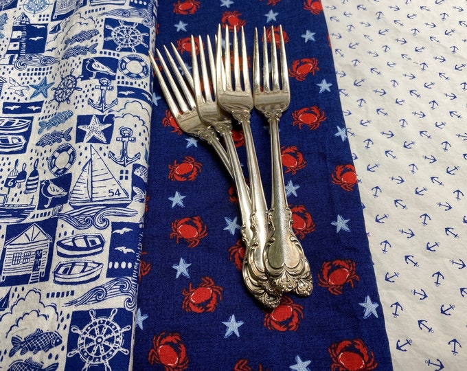 Navy Blue and White Gingham Cloth Napkins Buffalo Check Etsy