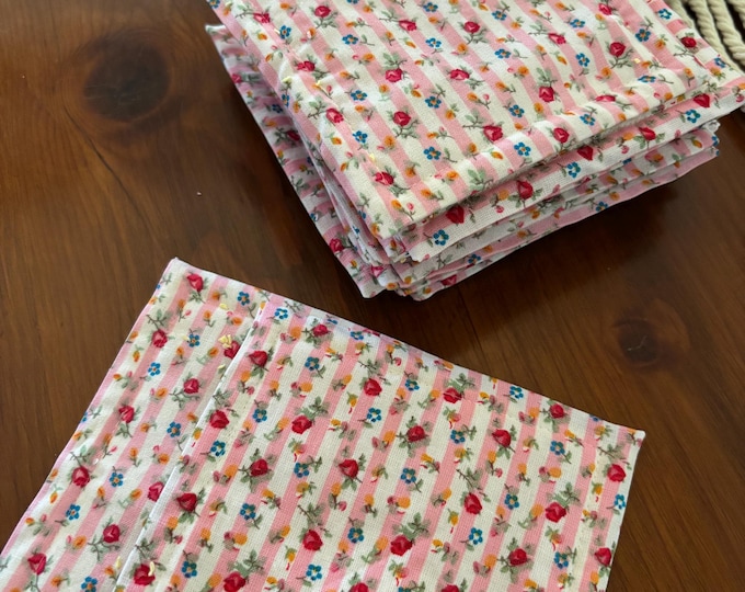 Shabby Chic Floral Reusable Sponges, Eco Friendly Dish Cloths (Set of 2)