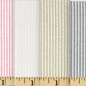 Cotton SEERSUCKER Cloth Napkins, by Chow with ME image 6