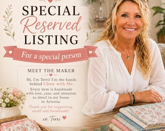 Custom Cloth Napkins for Jo - RESERVED