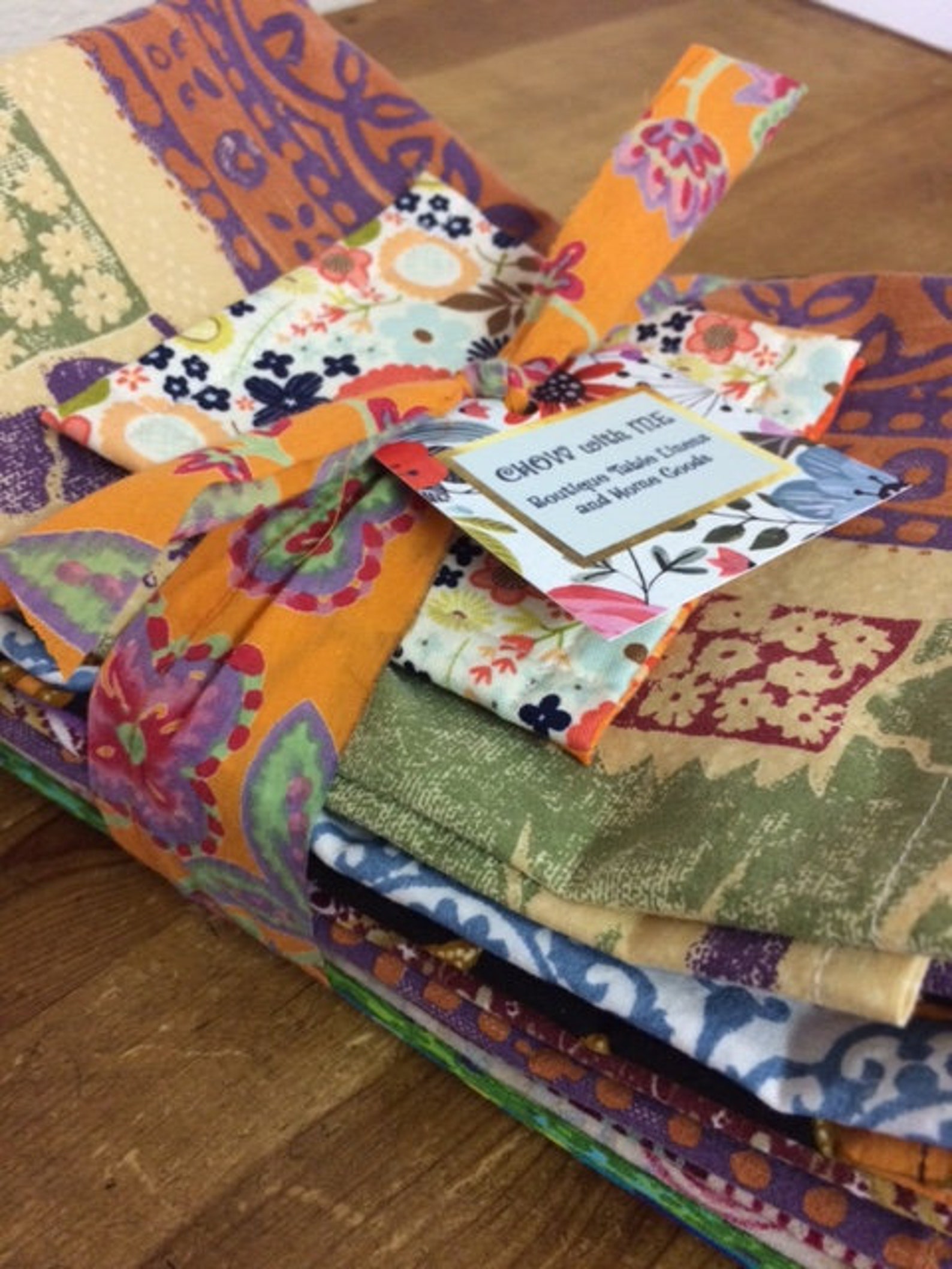 Boho Chic Cloth Napkins Bohemian Hippie Chic Junk Gypsy by Etsy