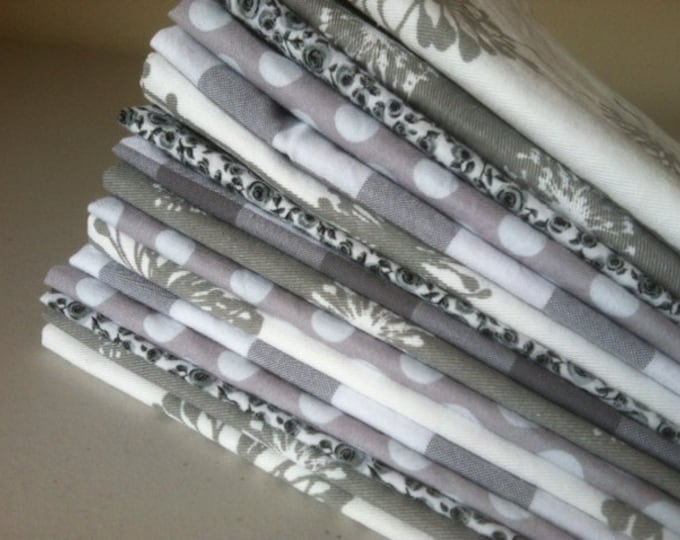 Gray Cloth Napkins Set – Eco Friendly Kitchen Linens, 15 Inch