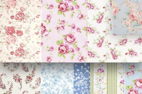 Wedding Cloth Napkins, Elegant Chic, Cottage Chic, Muted Tones, by Chow with ME