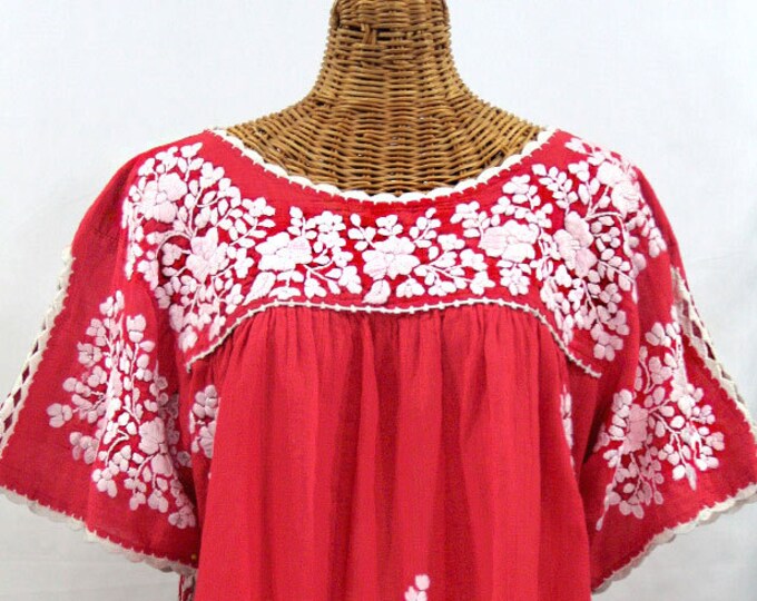 Embroidered Mexican Blouse XXL: lijera Libre by - Etsy