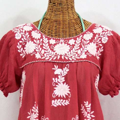 Embroidered Mexican Style Blouse Top Hand Embroidered: - Etsy