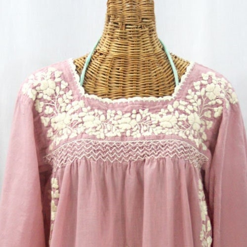 Embroidered Peasant Blouse: la Marina Corta in - Etsy