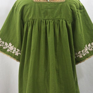 Embroidered Peasant Blouse: la Marina in Fern - Etsy
