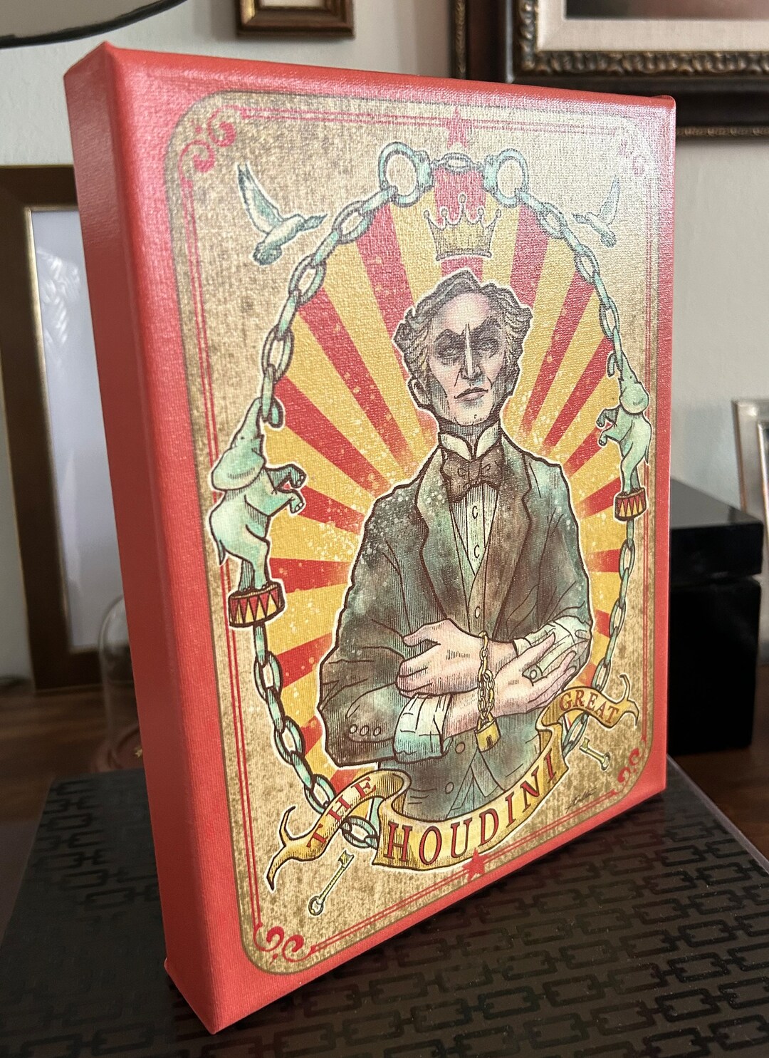 The Handcuff King Harry Houdini Etsy The Handcuff King Harry Houdini Etsy
