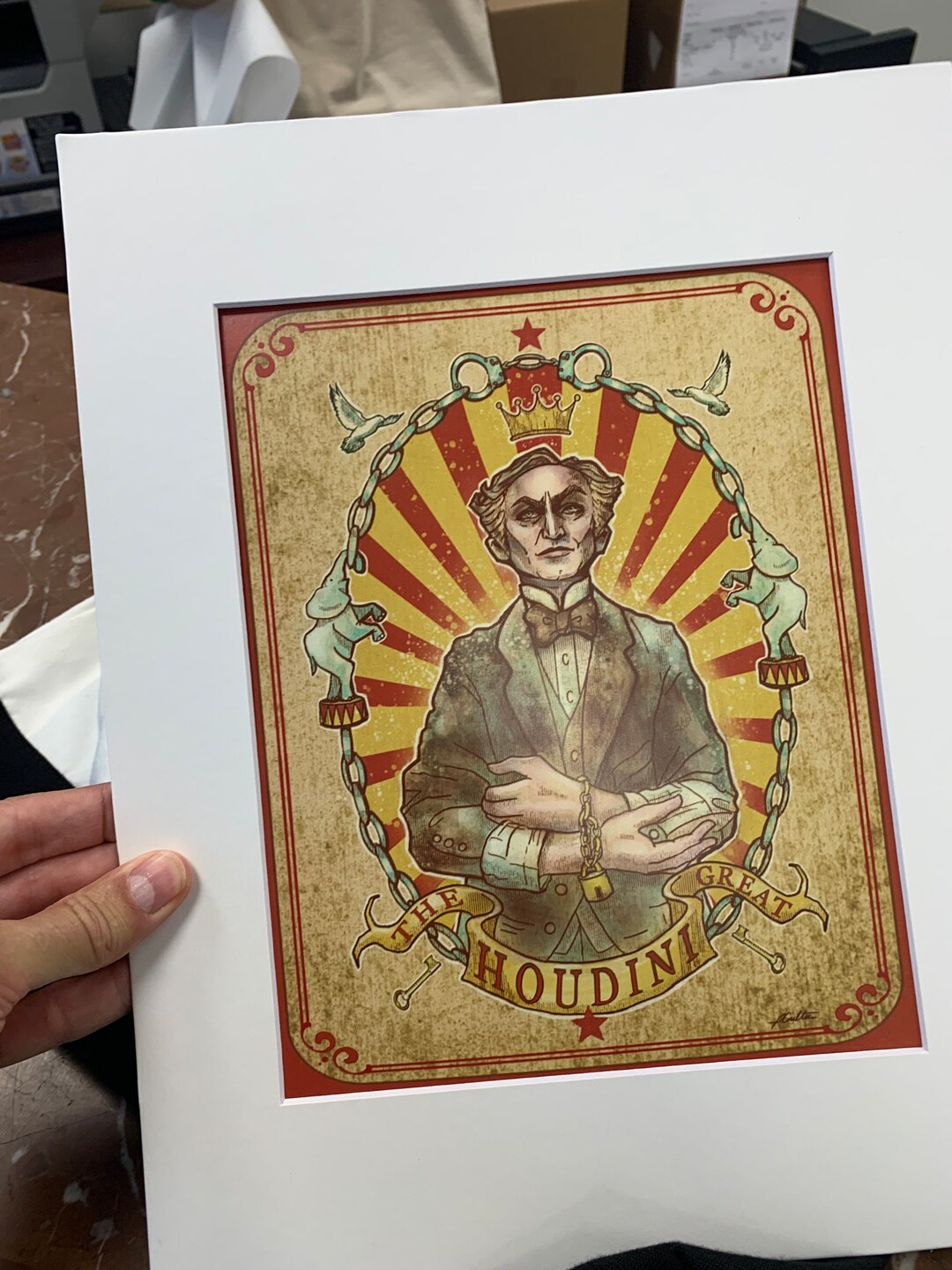 The Handcuff King Harry Houdini Etsy The Handcuff King Harry Houdini Etsy