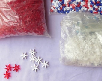 Vintage Plastic Beads Crafting Supply
