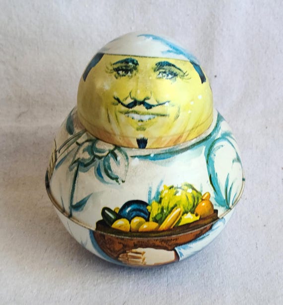 Bristol Ware Roly Poly Chef Tin