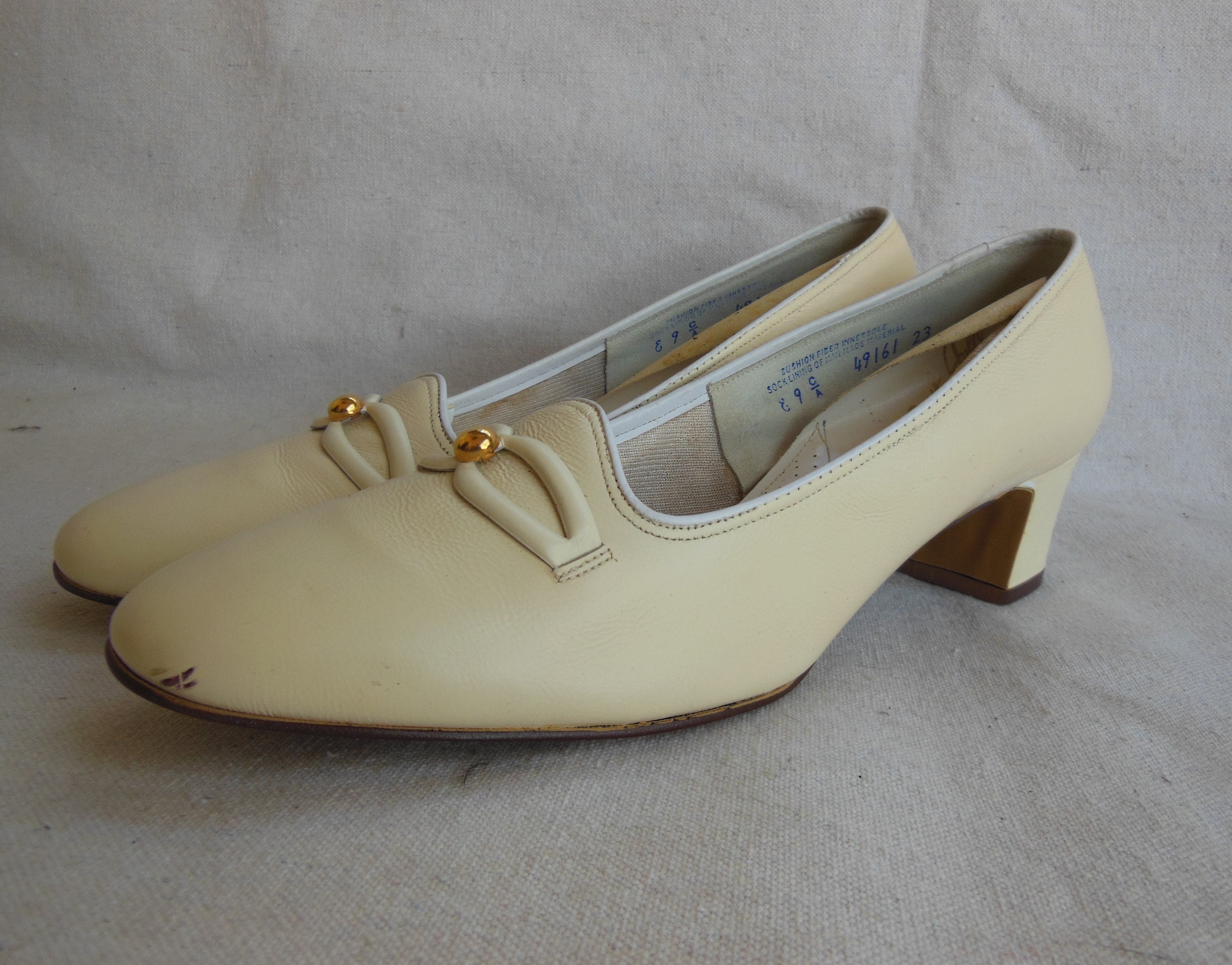 Vintage Chunky Heel Pumps Selby Fifth Avenue Mod Style 1960s