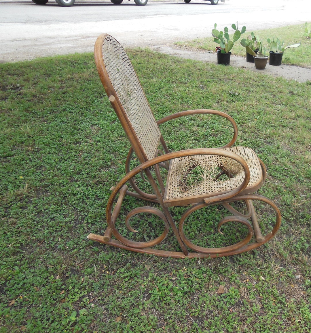 Vintage Bentwood Rocker 1970s Boho Hippy Chick Rocking Chair - Etsy
