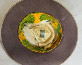 Vintage Gray Felt Fedora Hat 1940s 1950s Penneys Marathon Vintage Gray Felt Fedora Hat 1940s 1950s Penneys Marathon