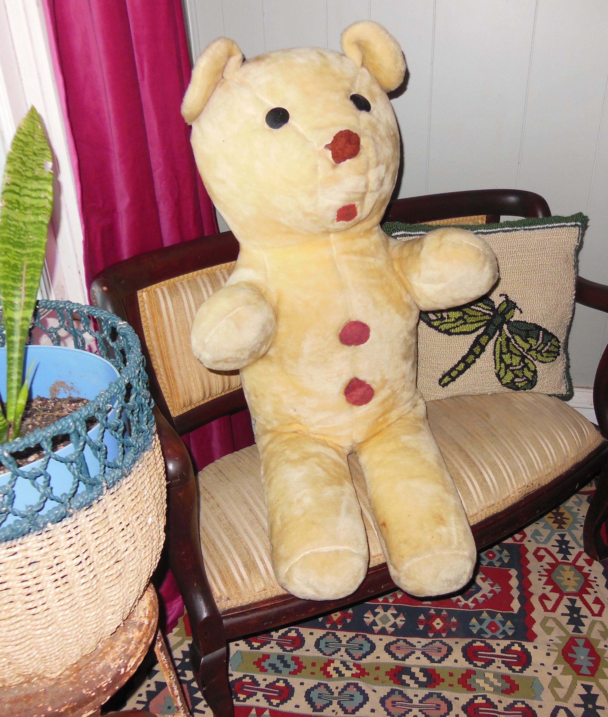 Vintage Giant Teddy Bear 43 Inches - Etsy