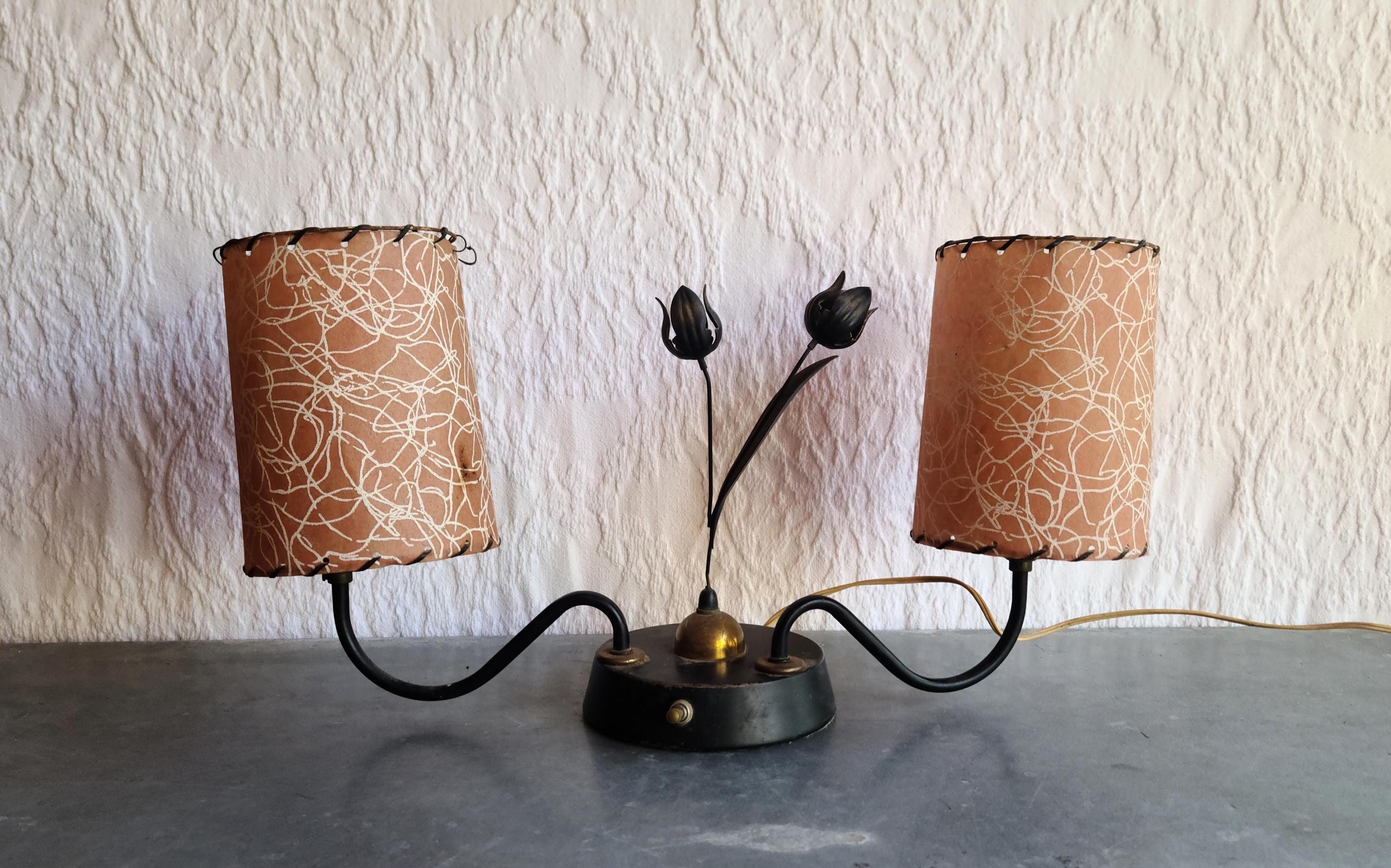 1950s Fiberglass Lamp - Etsy