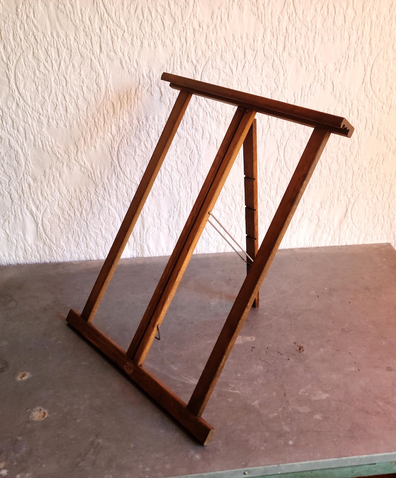 Anco Bilt Tabletop Wooden Fold up Easel Display Rack - Etsy
