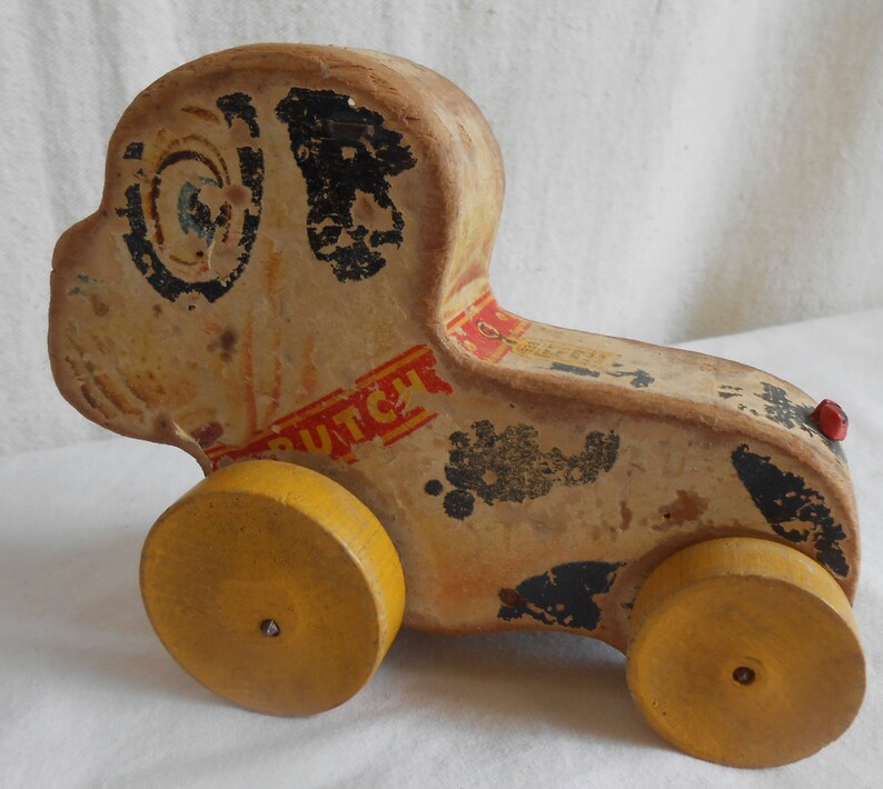Vintage Fisher Price Dog Pull Toy Butch | Etsy